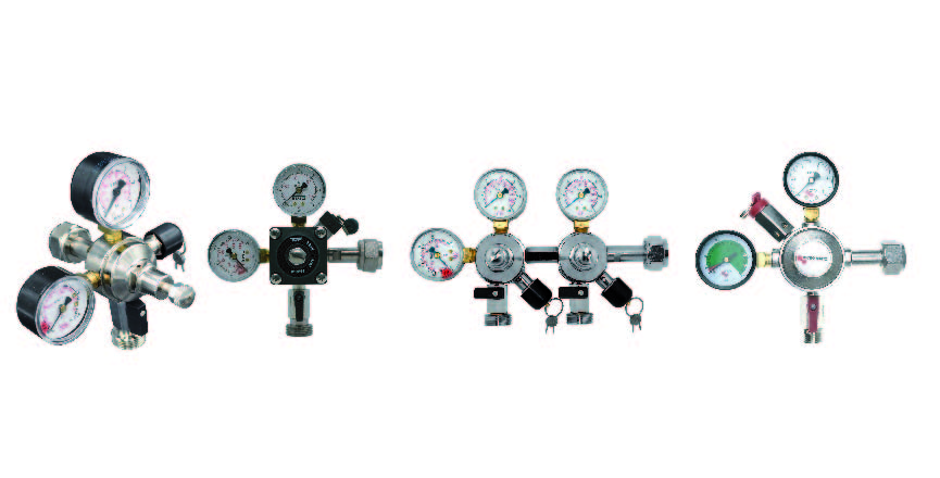 Co2-trykreduktion, mellemtryksregulator, monteringspaneler