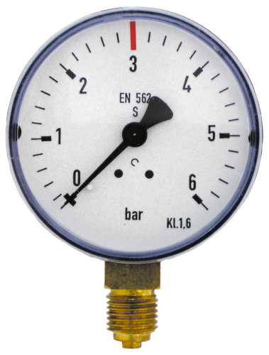 Manometer 3bar til reparation af trykreduceringsanlæg til reparation af Co2-reservedelsdispenseringsanlæg